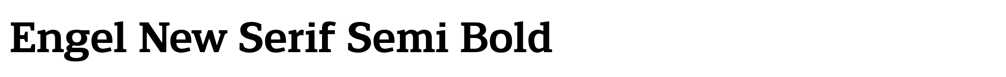 Engel New Serif Semi Bold image